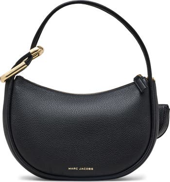 The Dual Mini Crescent Leather Shoulder Bag