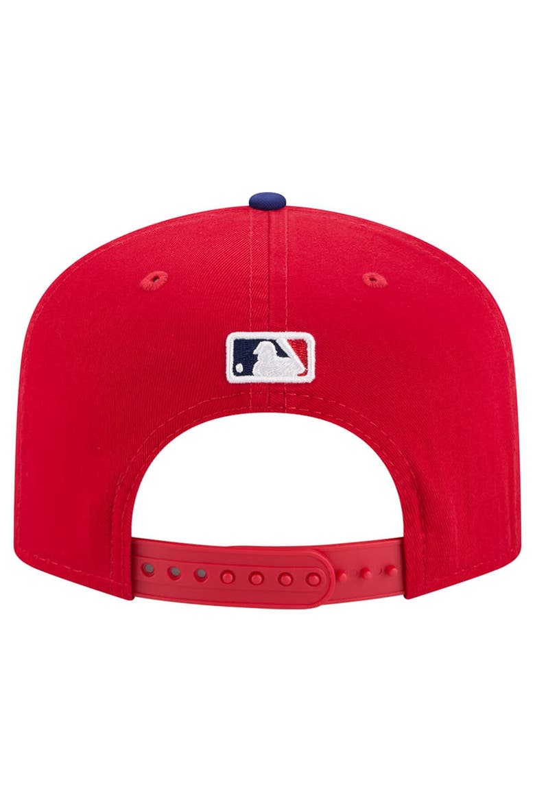 Men's New Era  Red Philadelphia Phillies Team 19TWENTY Adjustable Hat, Alternate, color, Red