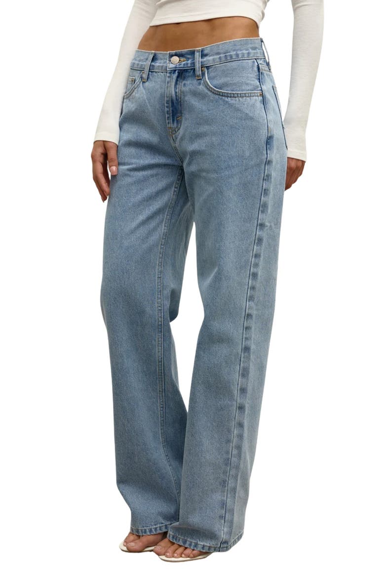 Avery Mid Rise Relaxed Straight Leg Jeans, Alternate, color, ATLANTA