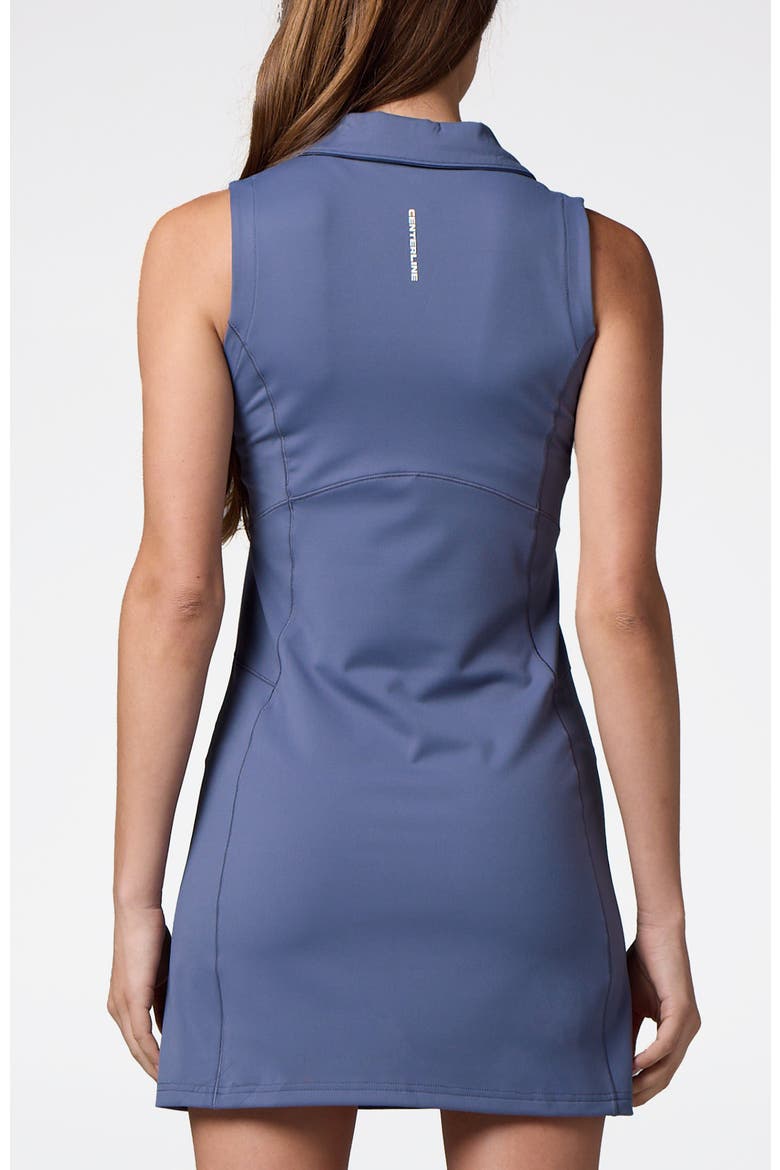 Women's Cross-Sport Sleeveless Polo Dress, Alternate, color, In Bounds Blue