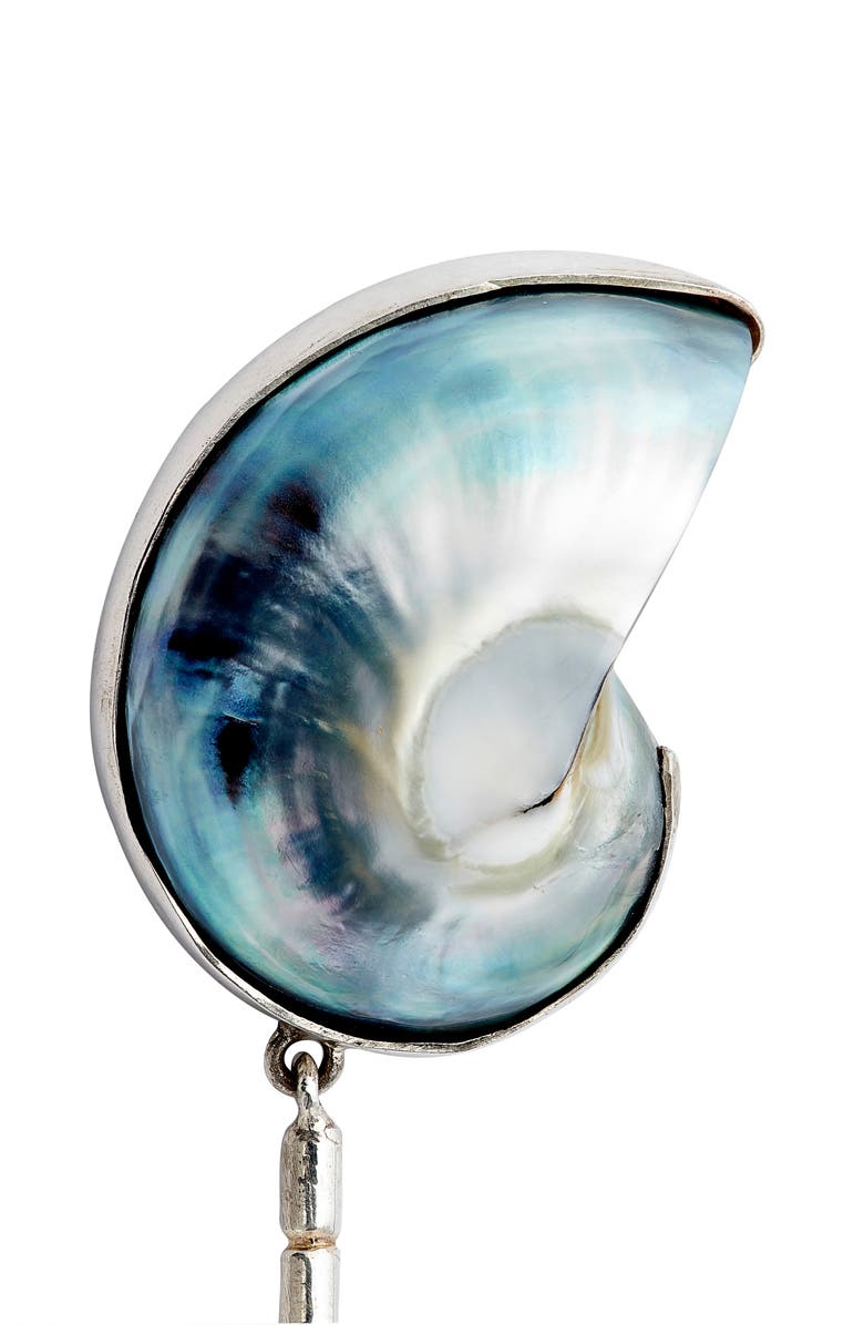 Sophie Buhai Shell & Freshwater Pearl Linear Drop Earrings, Alternate, color, 