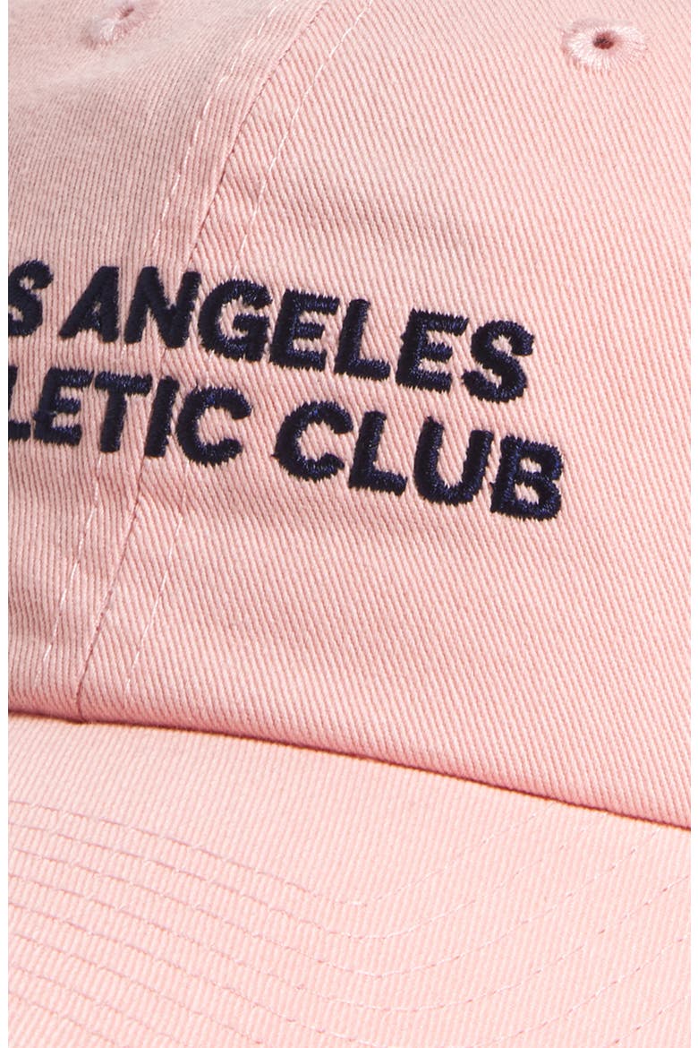 Los Angeles Athletic Club Baseball Cap, Alternate, color, CLUB PINK