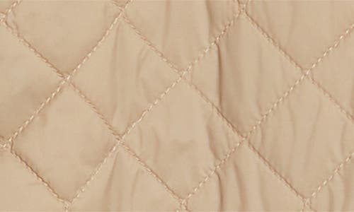 Johnston & Murphy Xc4 Flex Quilted Vest In Taupe/blue