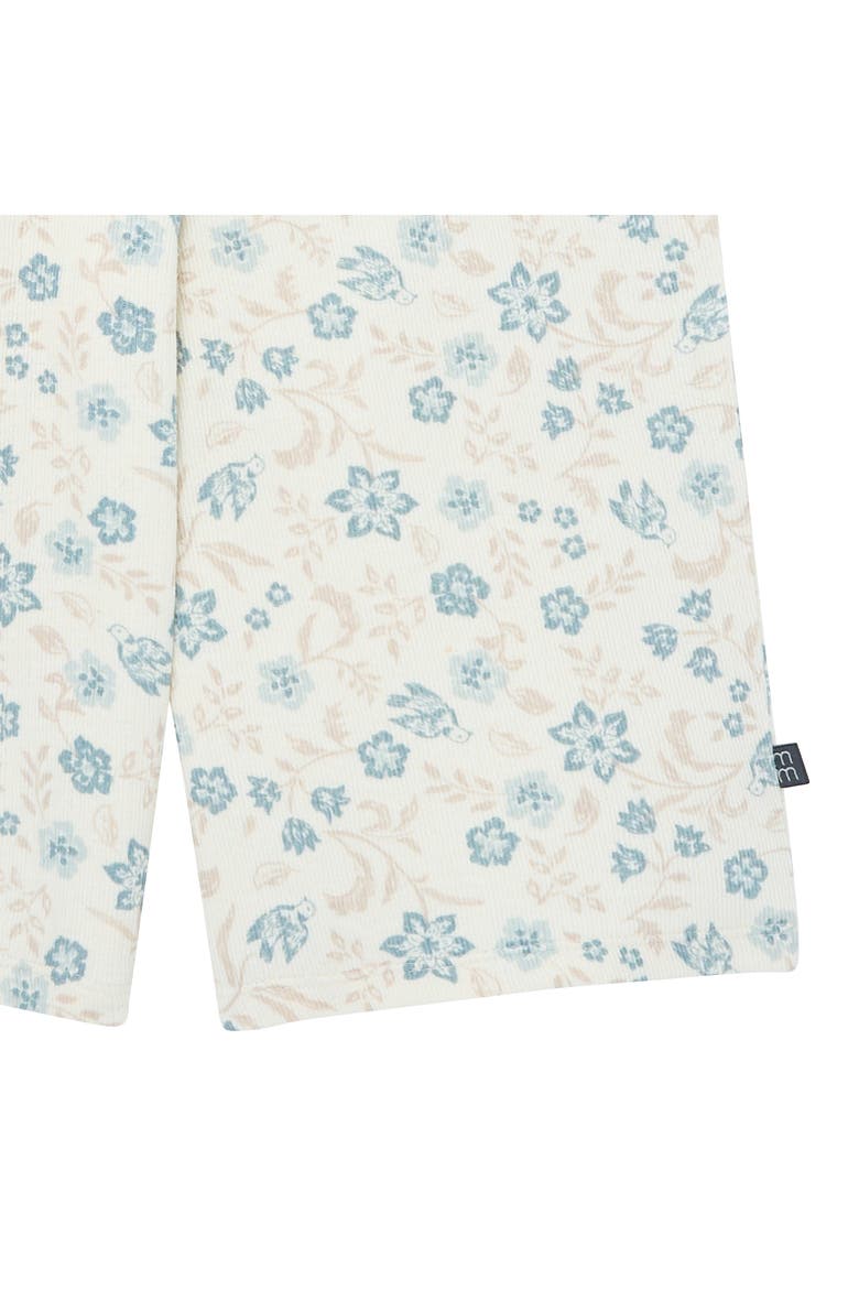 Girls' Ruffle Wide Leg Romper, Alternate, color, Bird Floral