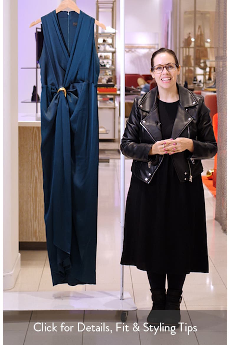 Sleeveless Faux Wrap Dress video