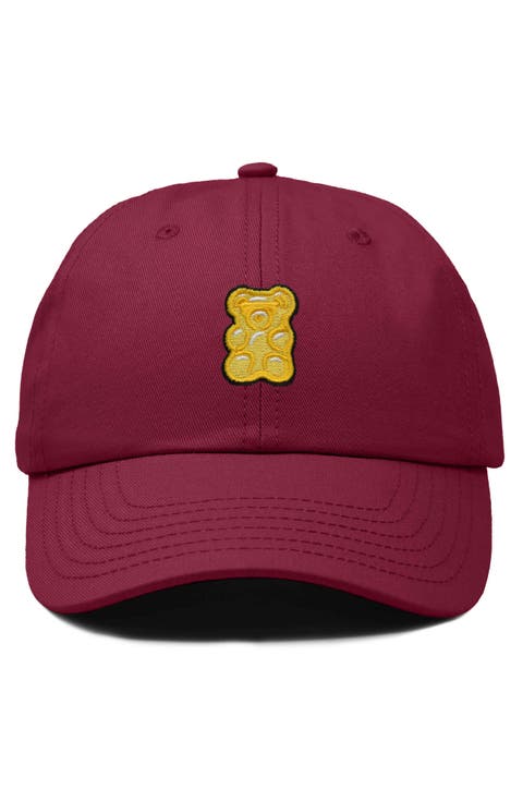 Yellow Gummy Embroidered Dad Cap