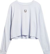 Daydreamer Cow Horseshoe Meet Crop Cotton Graphic T-Shirt