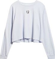 Daydreamer Cow Horseshoe Meet Crop Cotton Graphic T-Shirt