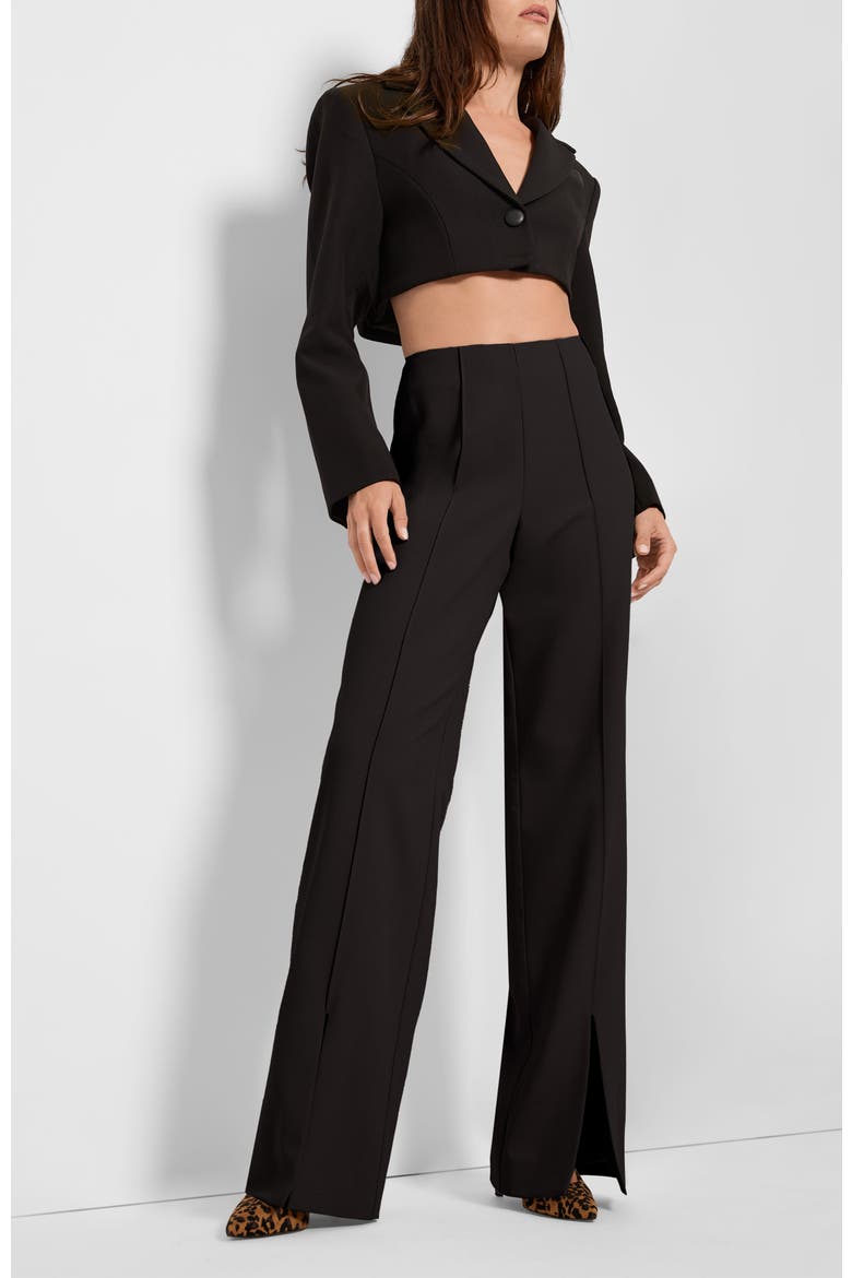 Felice Straight Leg Trousers, Alternate, color, Black