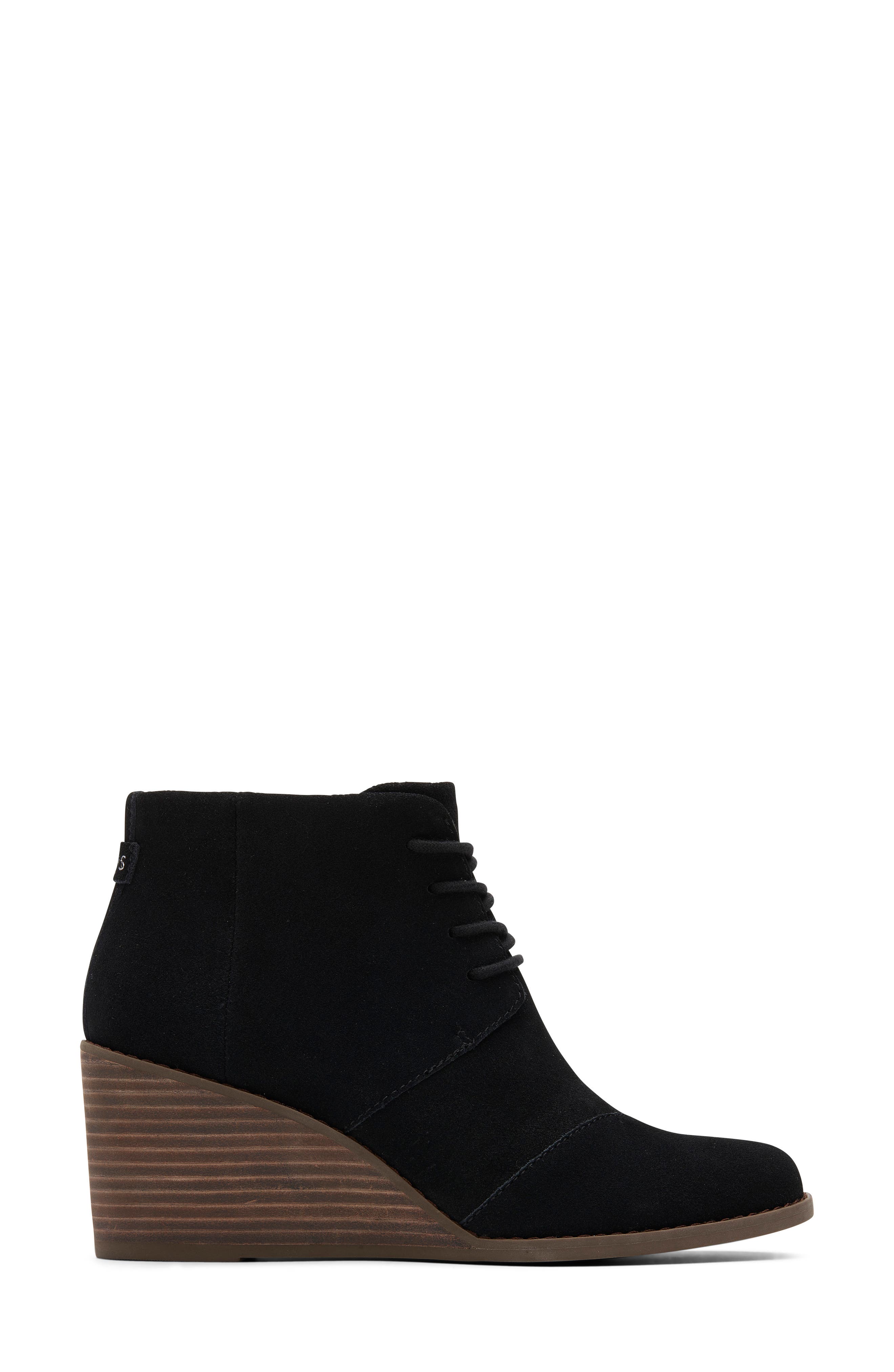 TOMS Wedge Bootie, Alternate, color, 