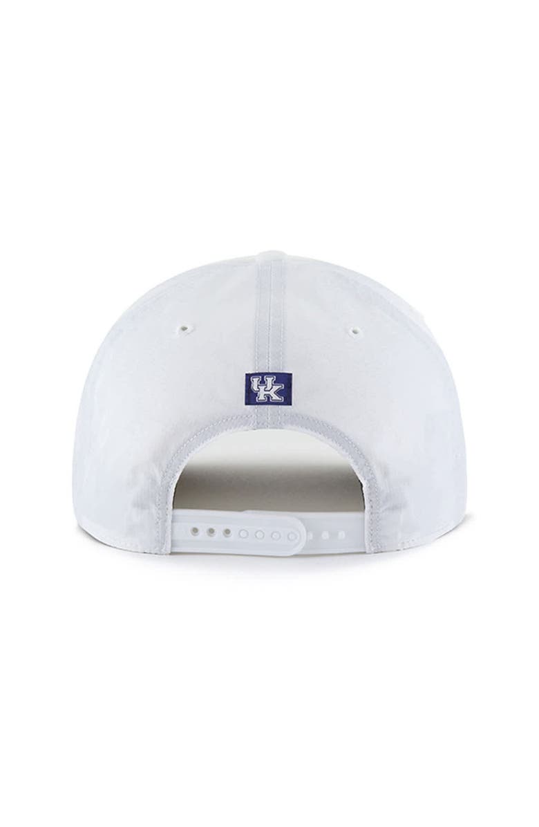 '47 Men's '47 White Kentucky Wildcats Condor Hitch brrr° Adjustable Hat, Alternate, color, 