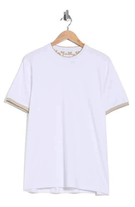 DENIM AND FLOWER Tipped Crewneck T-Shirt