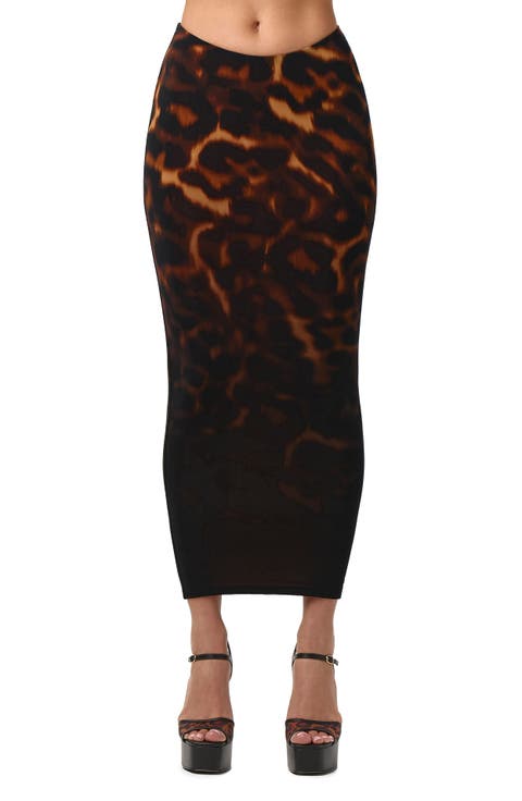 Bare Body Body-Con Maxi Skirt