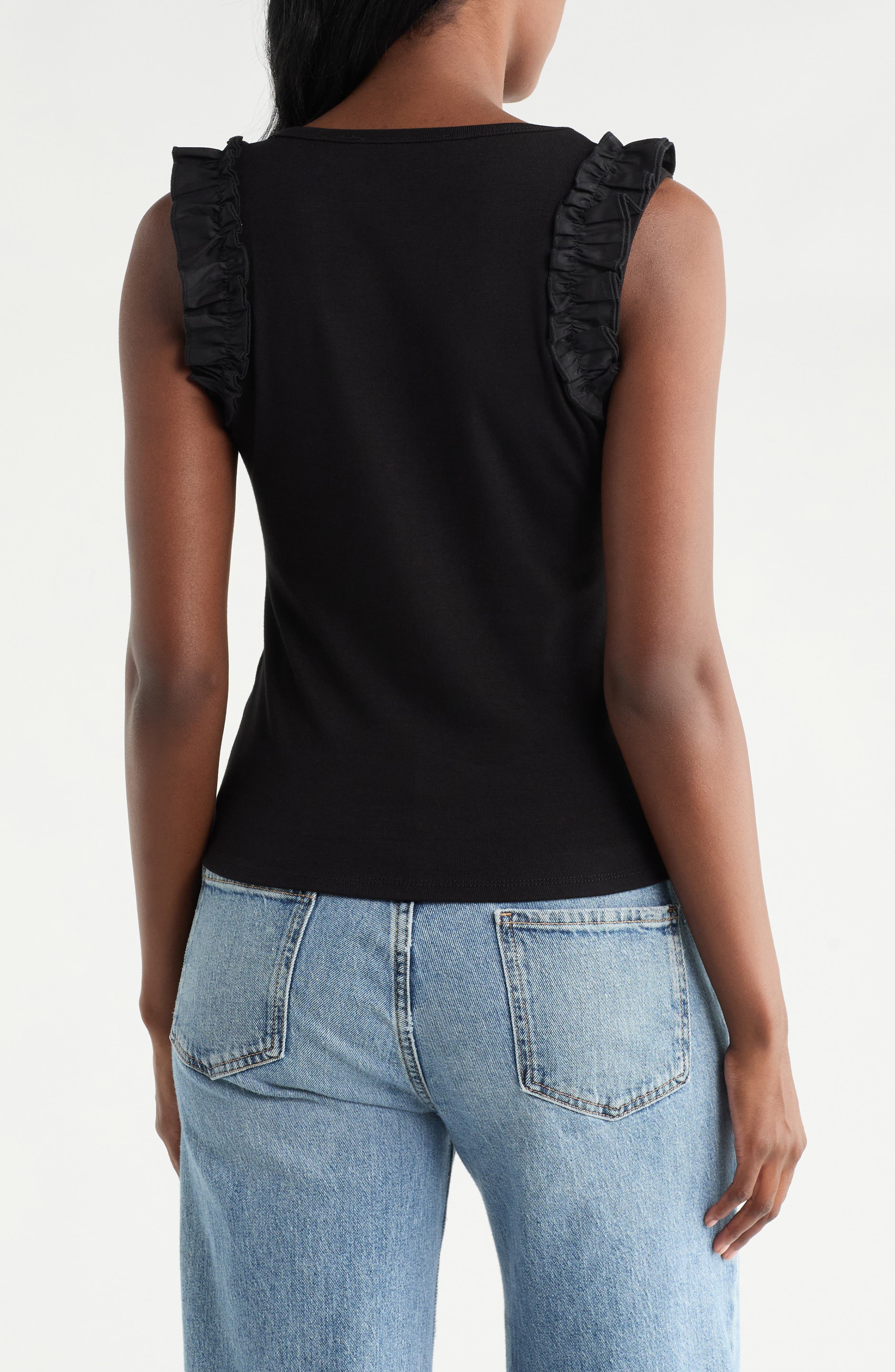 Ruffle Tank Top - image 2