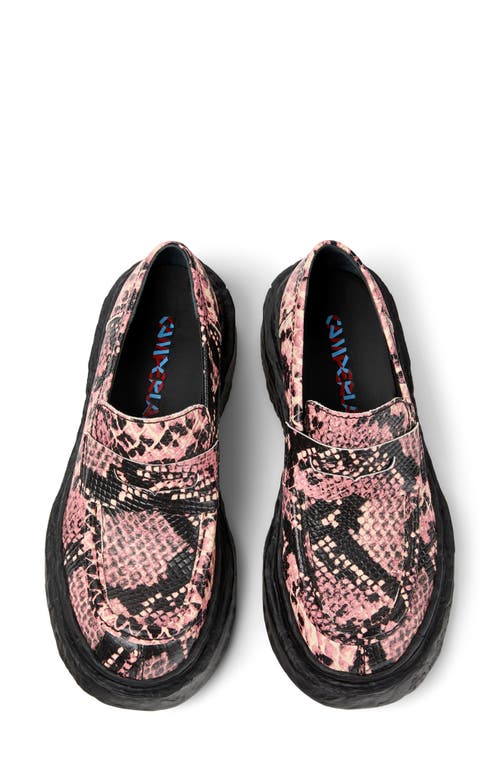 Shop Camperlab Vamonos Penny Loafer In Pink Multi