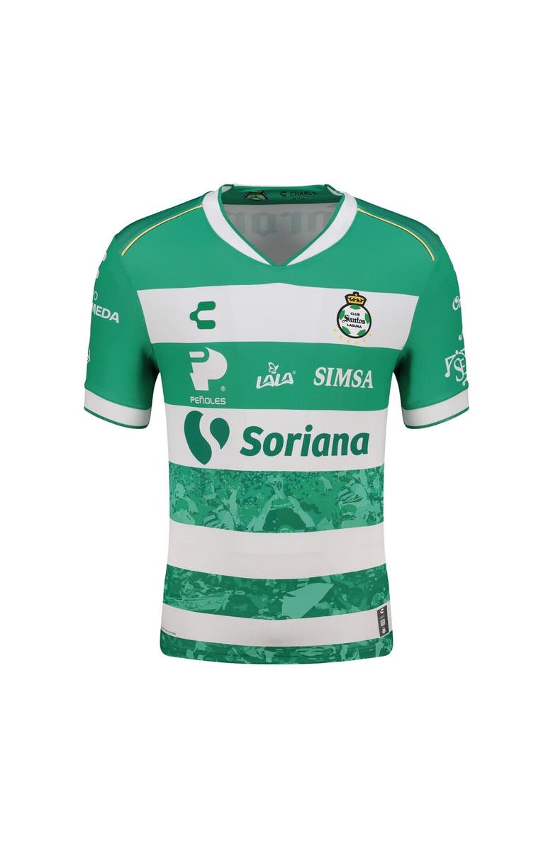 CHARLY Men's Charly  Green Santos Laguna 2025/26 Home Authentic Jersey, Alternate, color, Green