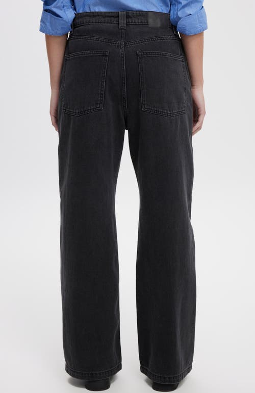 Shop Cotton On Low Super Baggy Jean In Graphite Black