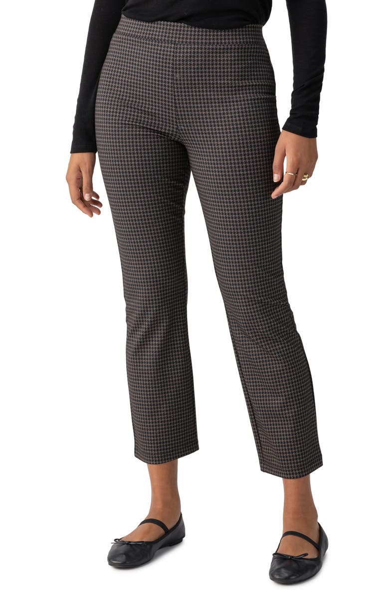 Sanctuary Carnaby Kick Check Crop Pants, Main, color,