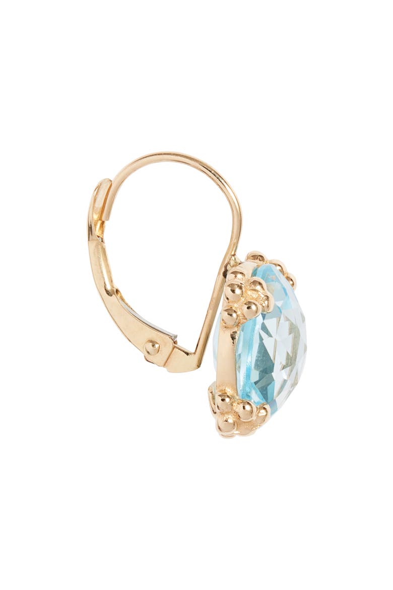 Dew Drop Blue Topaz Earrings, Alternate, color, BLUE