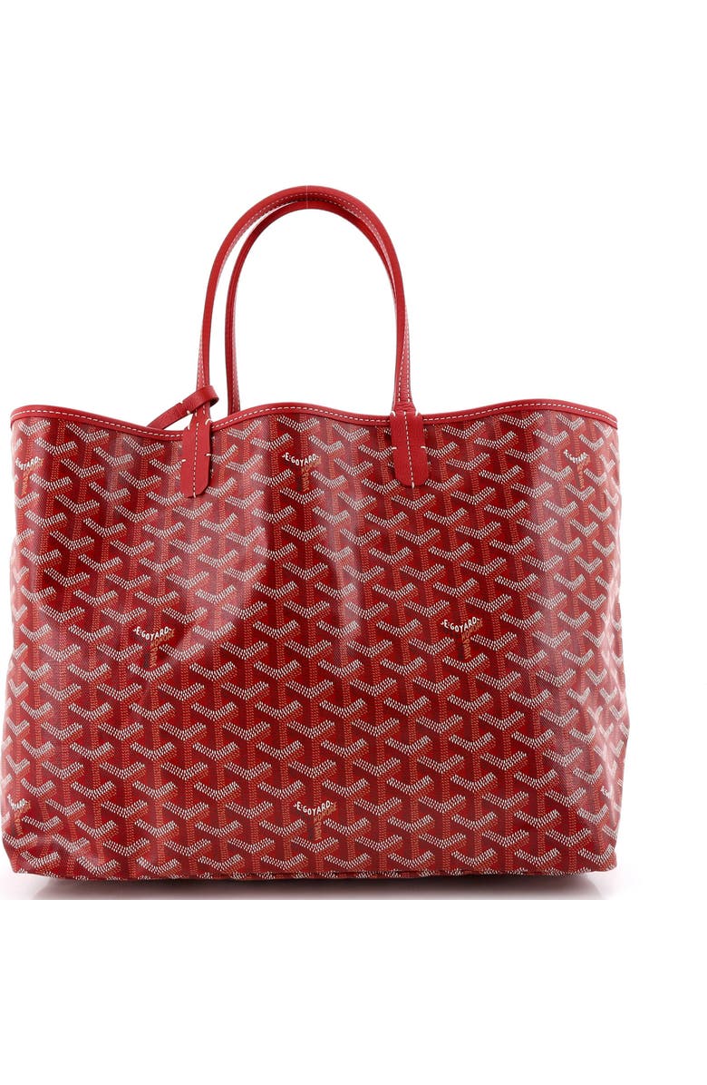 Pre-Owned Goyard Saint Louis Tote Coated Canvas PM, Alternate, color, Red
