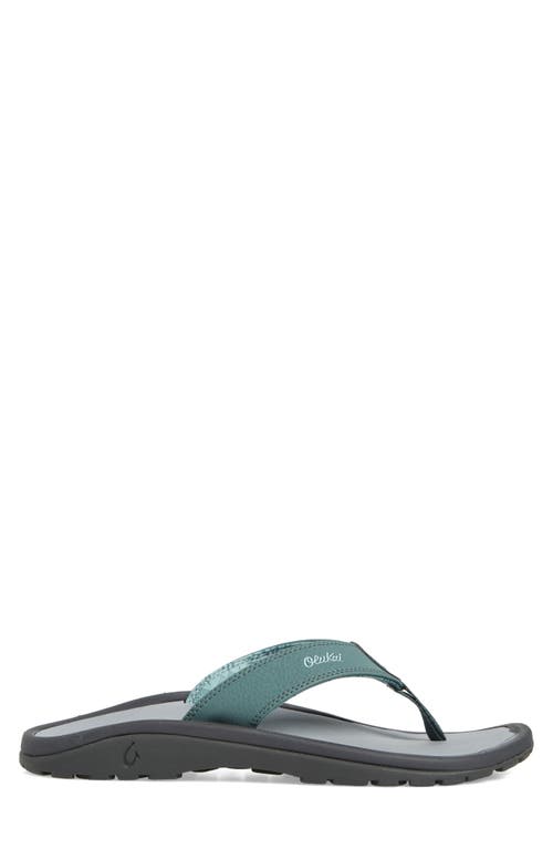 Olukai Ohana Flip Flop In Gray