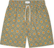 Les Deux Harry Arabesque Print Organic Cotton Shorts