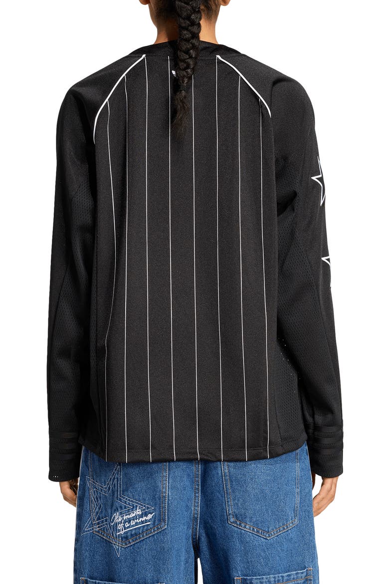 Long Sleeve Jersey, Alternate, color, BLACK/ WHITE