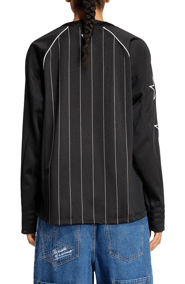 adidas Long Sleeve Jersey, Alternate, color, Black/ White
