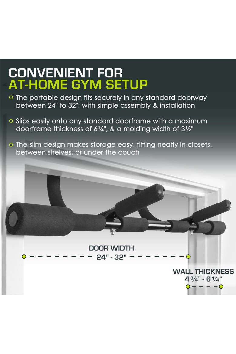 Multi-Grip Lite Pull-Up Bar, Alternate, color, Black