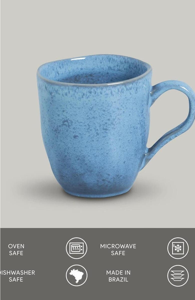 Porto Brasil Organic Mug Set of 4, Alternate, color, Breeze