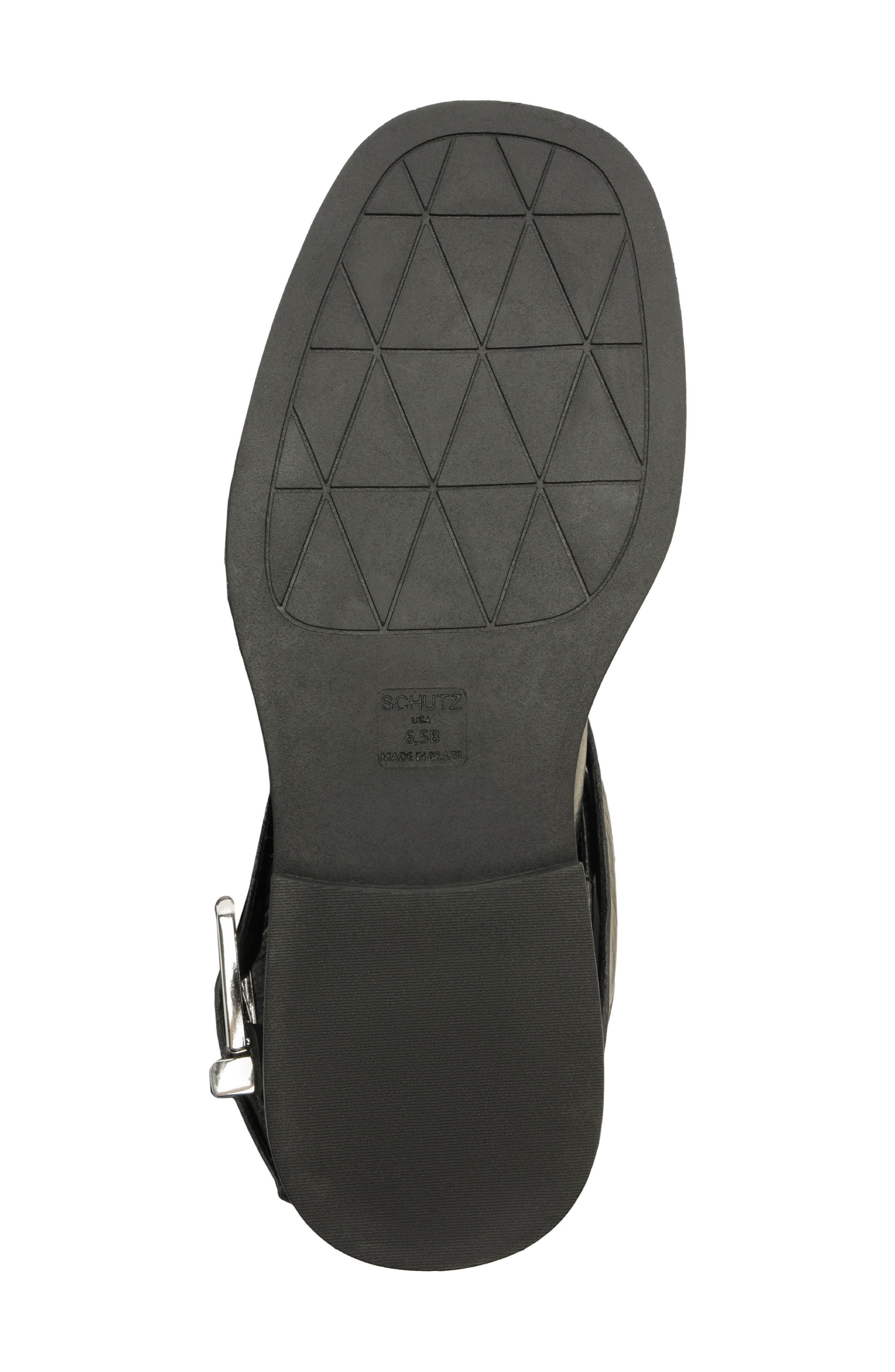 Patrice Up Leather Tall Boot, Alternate, color, BLACK