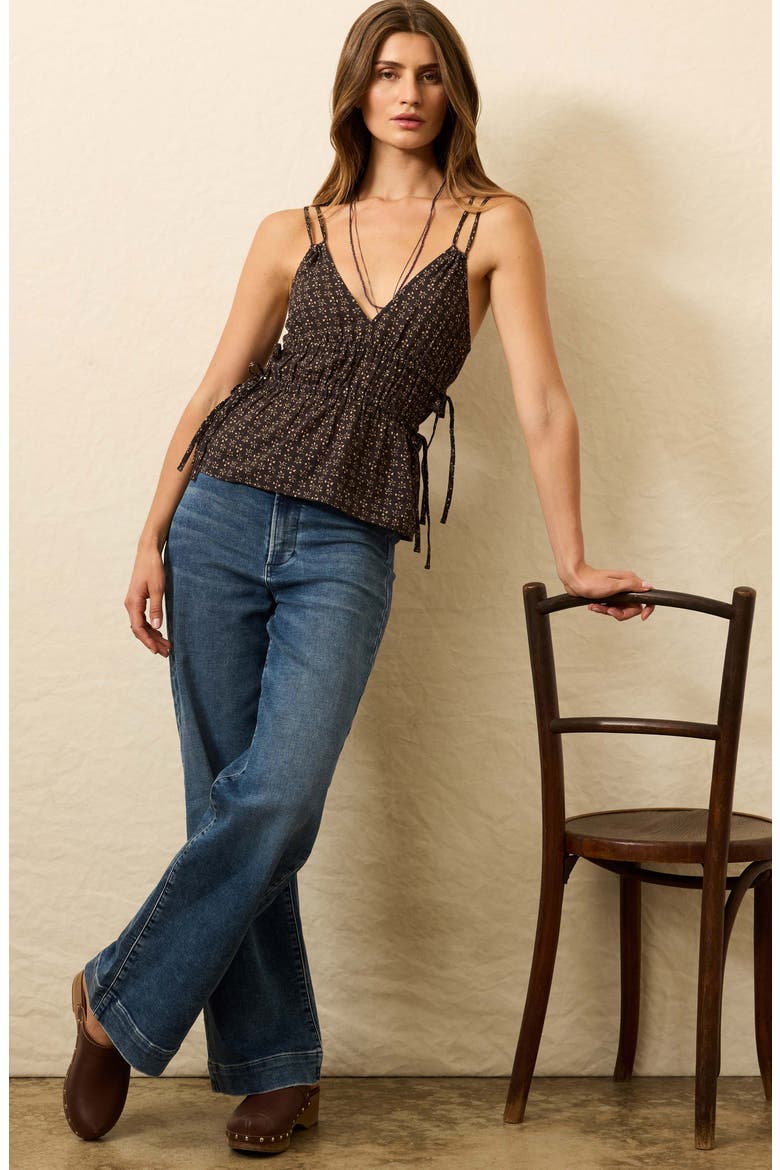 Sunbeam Side Tie Camisole, Alternate, color, LUNA MIXED PRINT