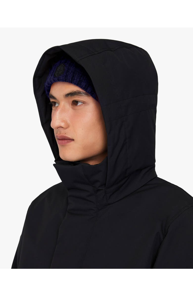 Quartz Co. CHAMPLAIN | Hooded Down Winter Jacket, Alternate, color, Black