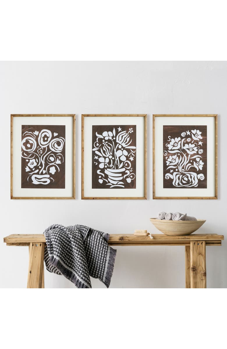 Napa Home & Garden Dare to Dance Prints, Set of 3, Alternate, color, Black