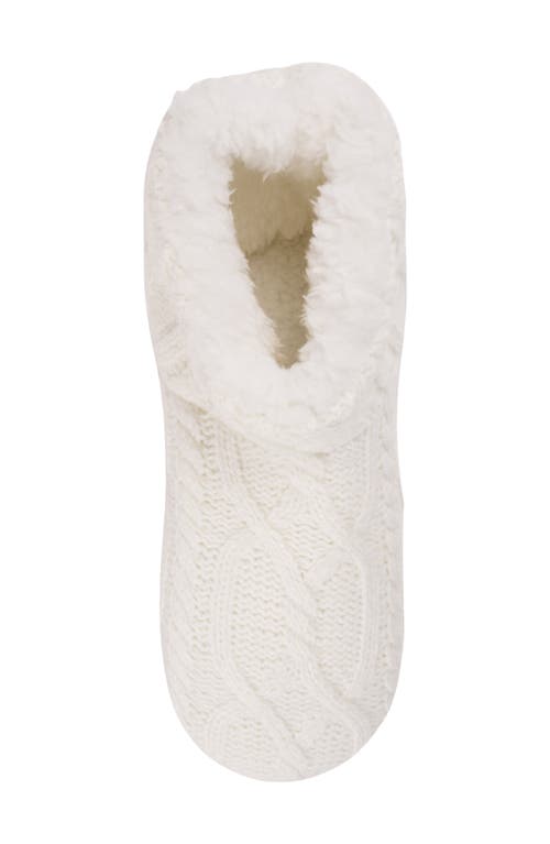Muk Luks Favina Faux Shearling Slipper In Gray