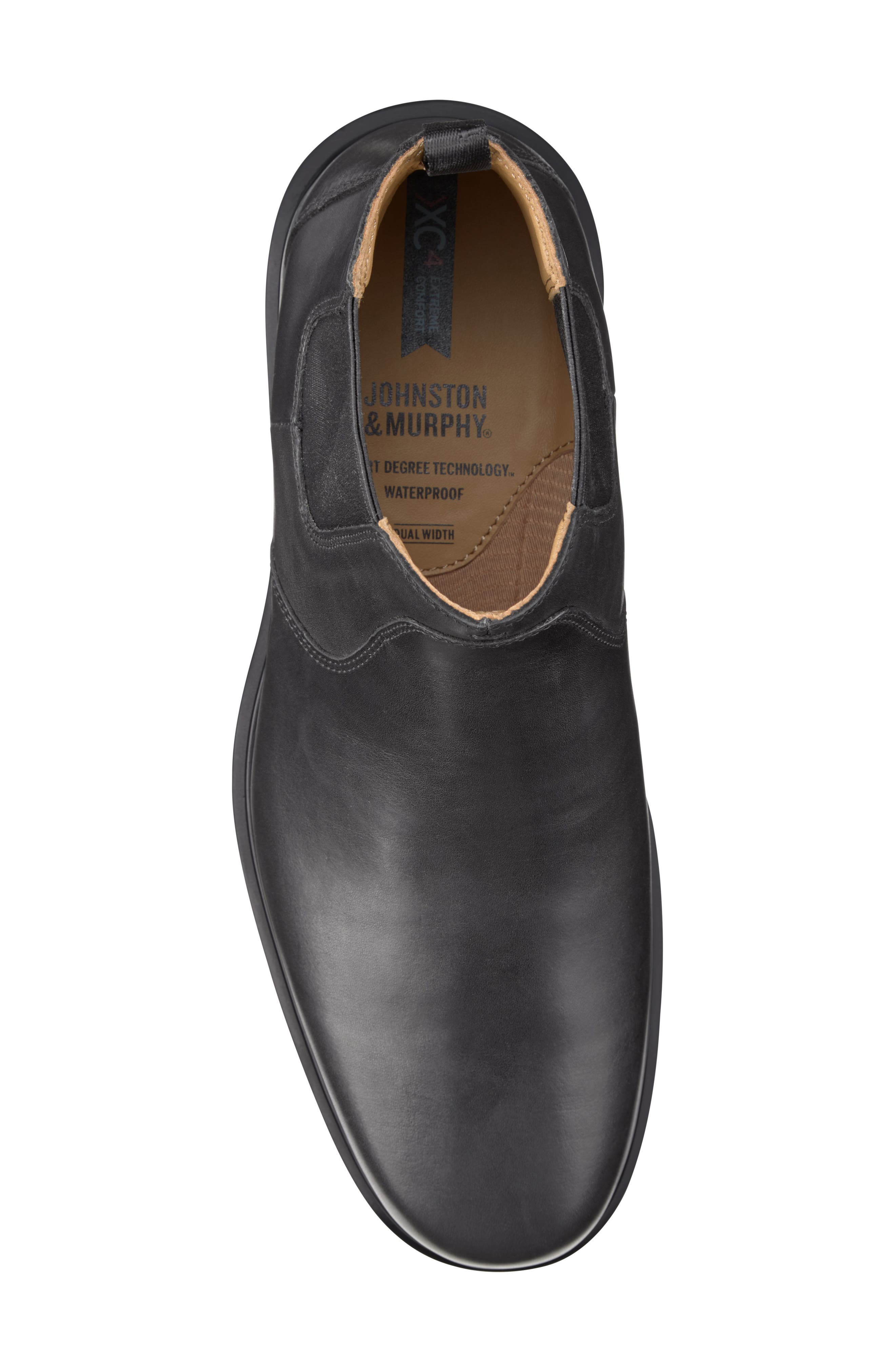 Mens Johnston & Murphy XC4 Stanton 2.0 Black‎ Leather Chelsea Boots Size 9.5 M Johnston & Murphy Stanton 2.0 XC4 Waterproof Chelsea Boot  main image 2