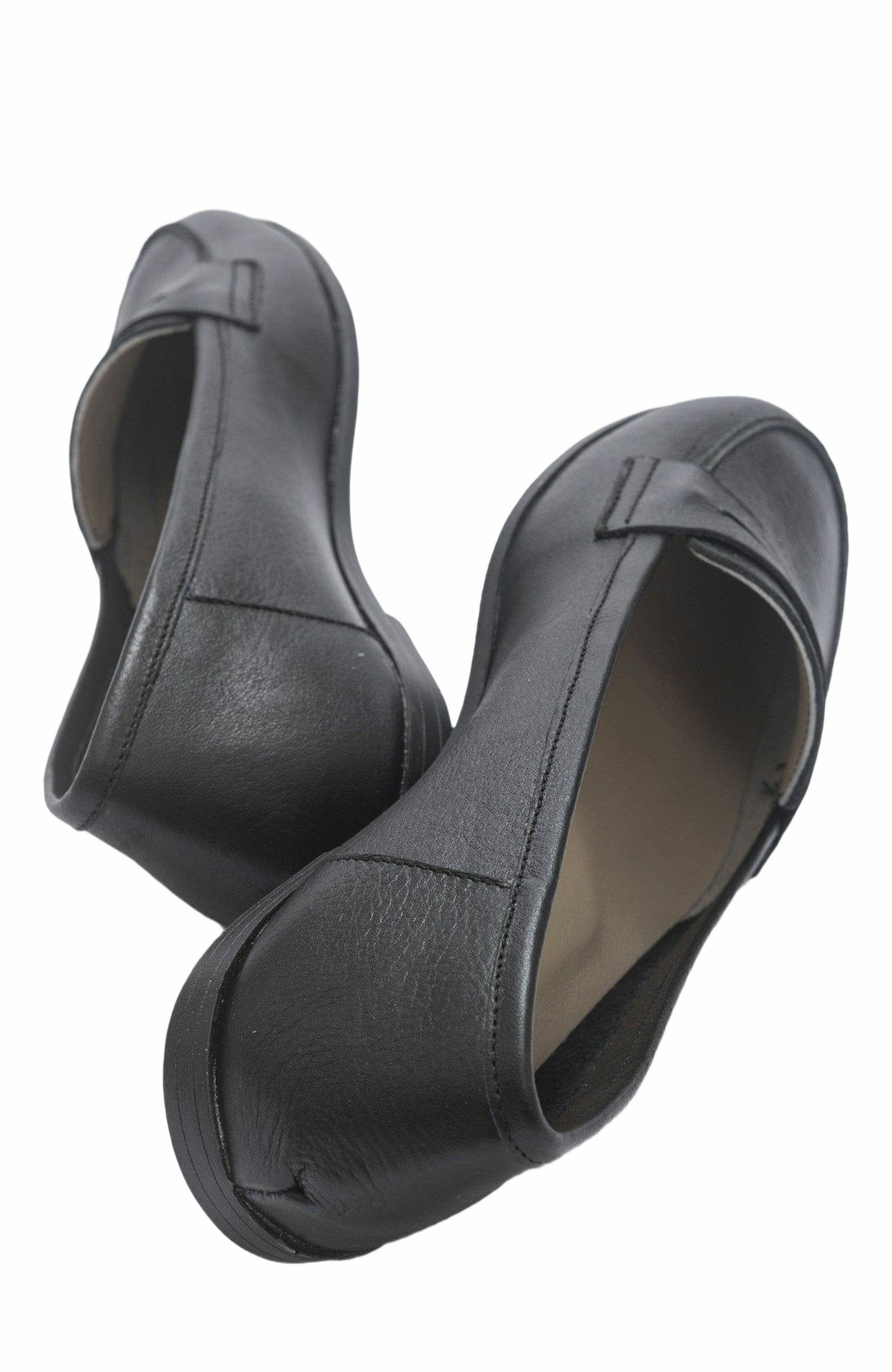 Forever & Always Shoes Dorothy Leather Loafer, Alternate, color, Black Leather