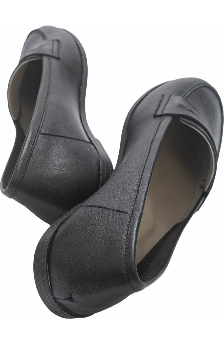 Forever & Always Shoes Dorothy Leather Loafer, Alternate, color, Black Leather