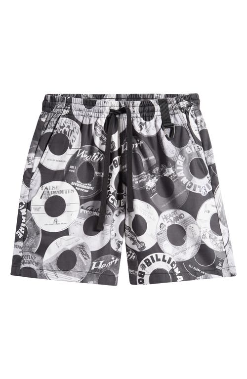 Billionaire Boys Club Bb Vinyls Drawstring Knit Shorts In Black