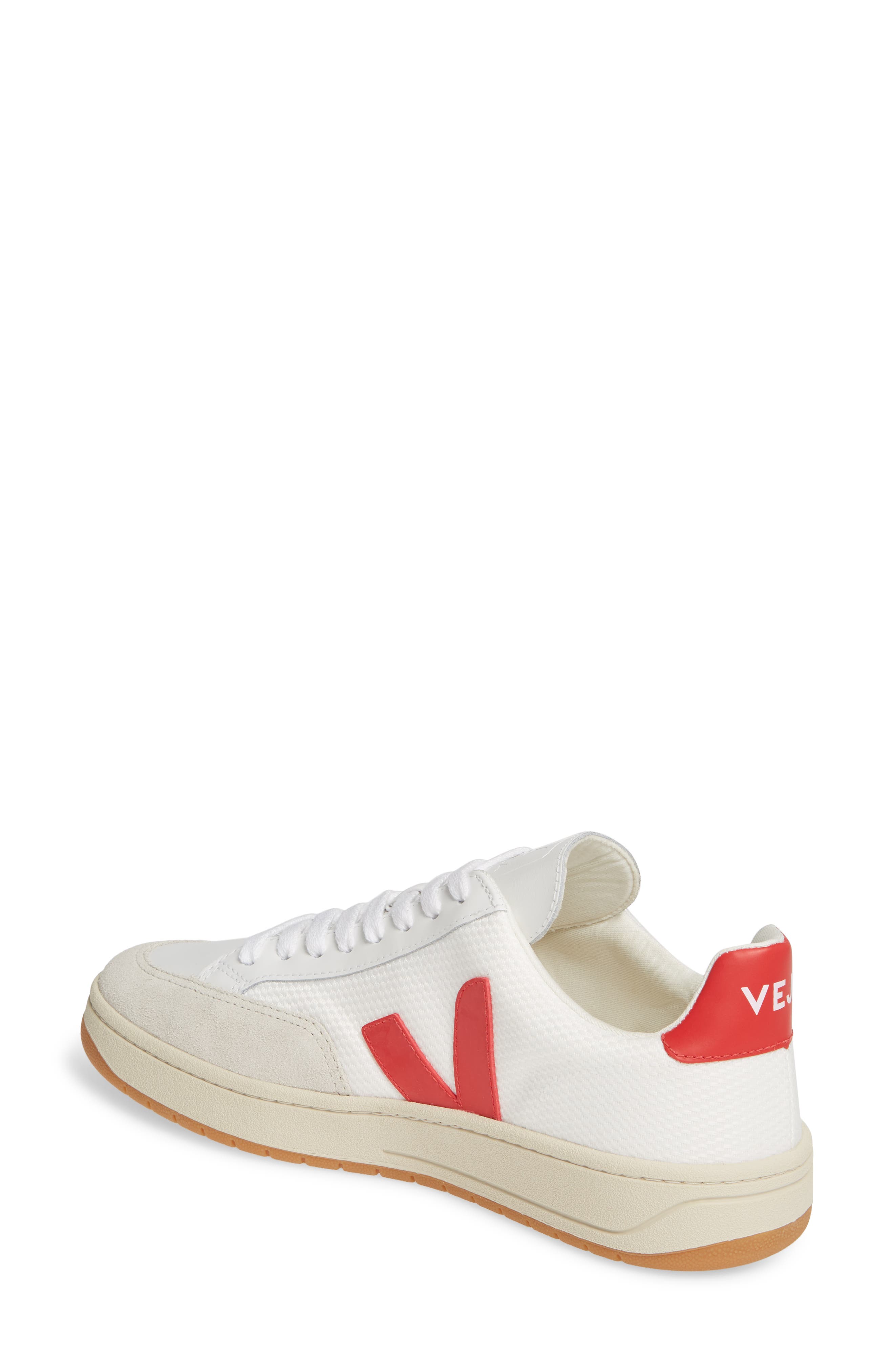 V-12 Sneaker, Alternate, color, WHITE PEKIN