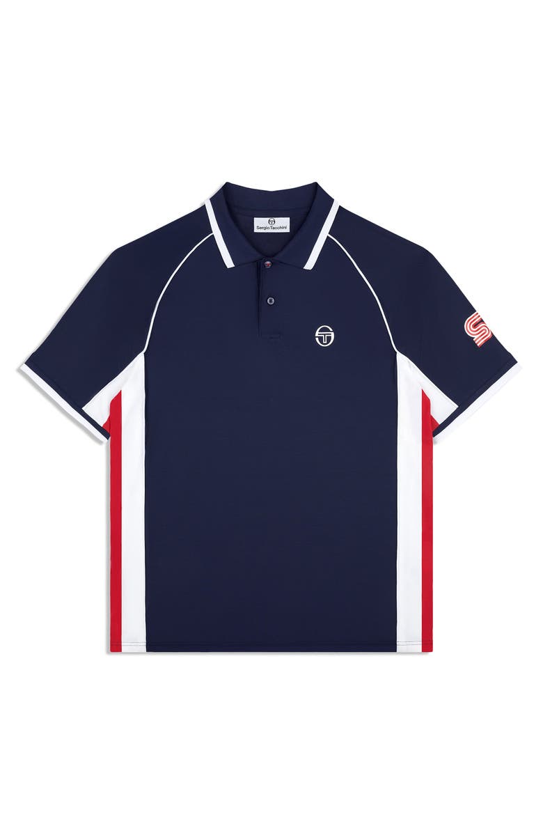 Sergio Tacchini Macchina Polo, Alternate, color, Maritime Blue