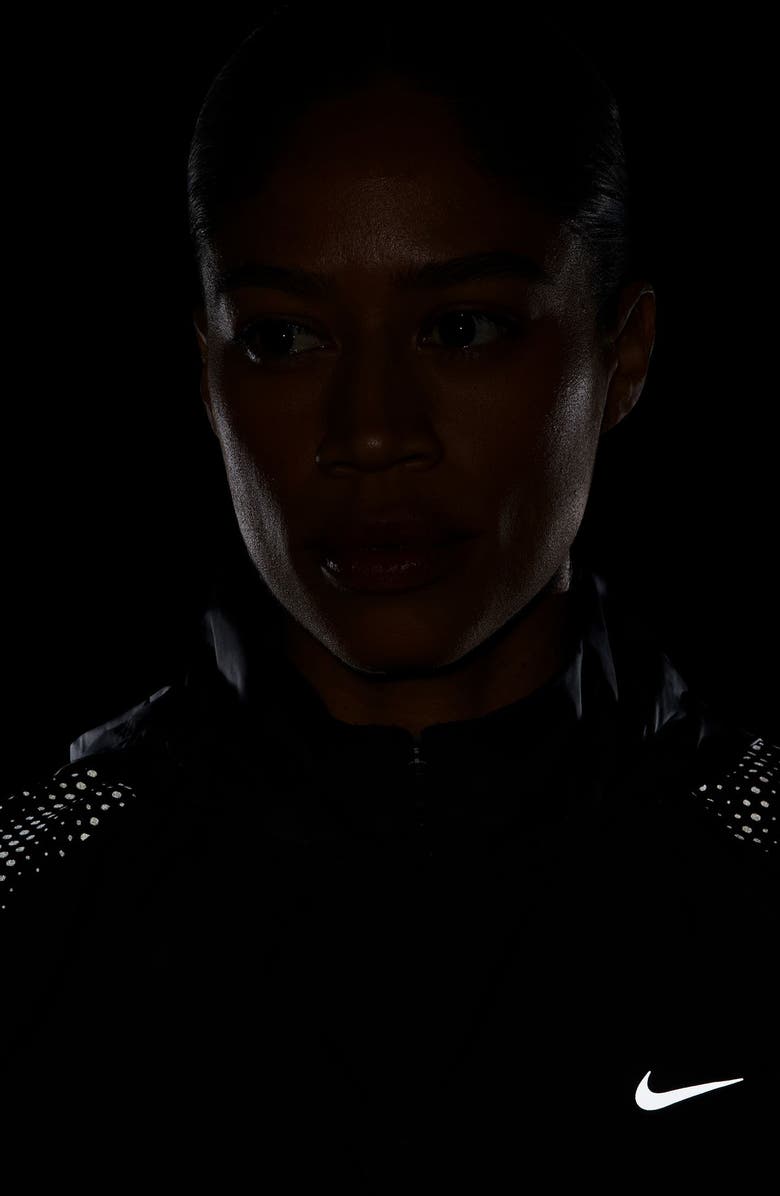 Nike Tempo Flash Repel Running Jacket, Alternate, color, Black/ Reflective Silver