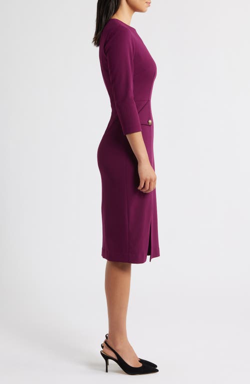 Eliza J Pocket Detail Sheath Dress