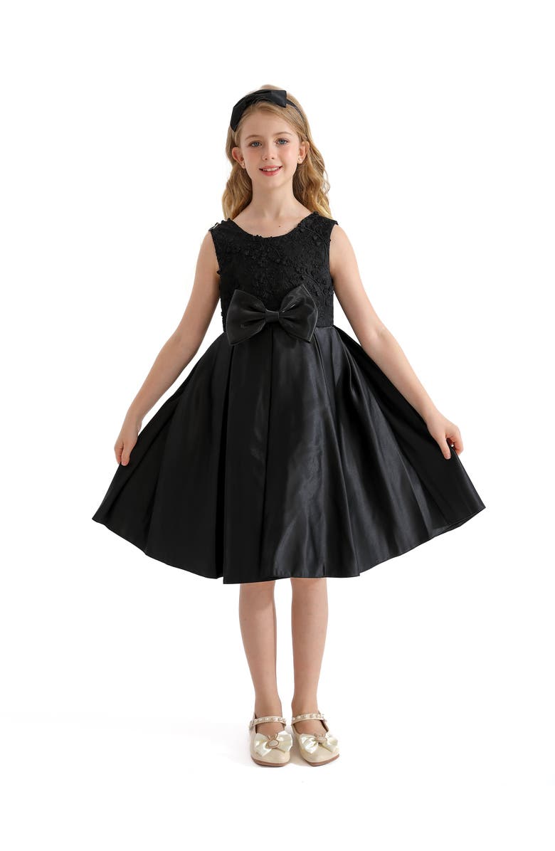 Tulleen Hampton Dress, Alternate, color, Black