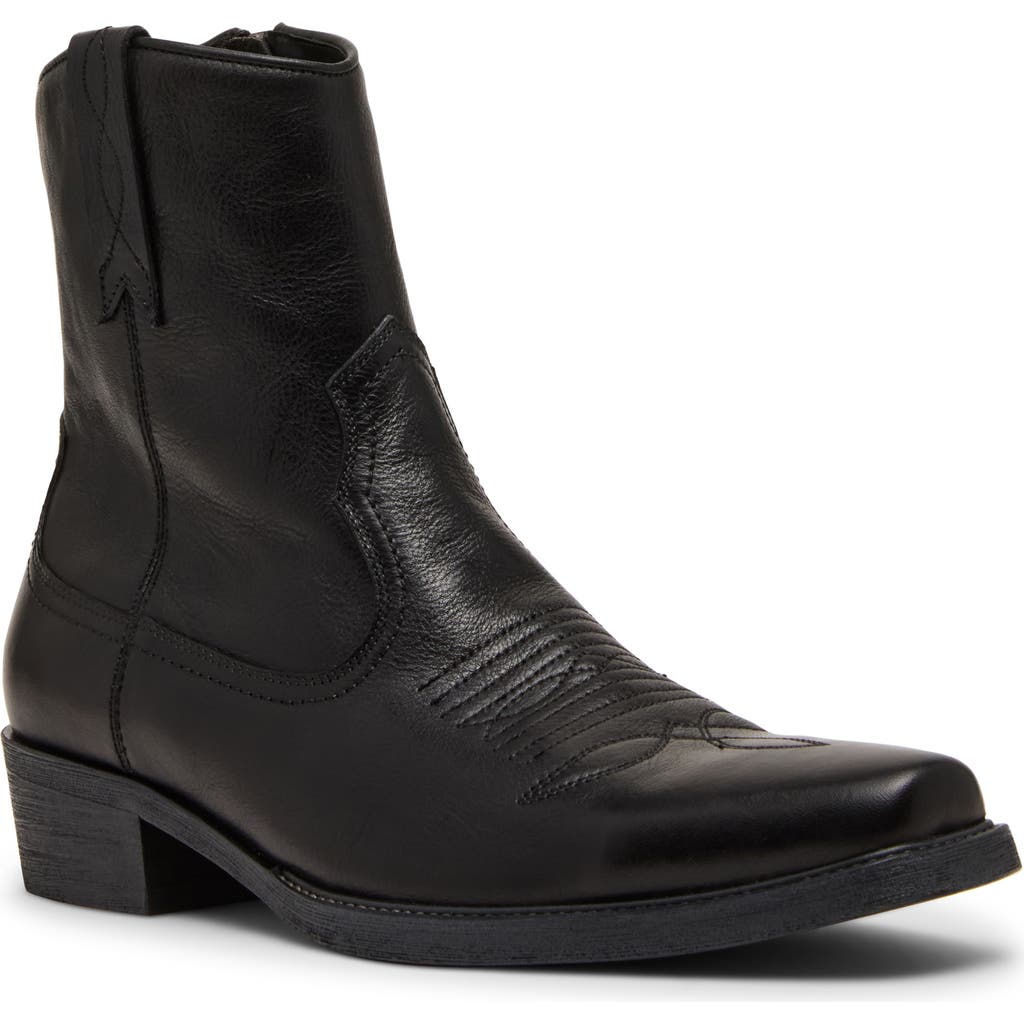 Steve Madden Sturgis Western Boot In Black