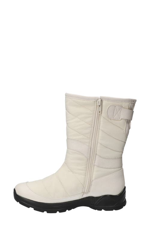 Bella Vita Quilted Boot In White