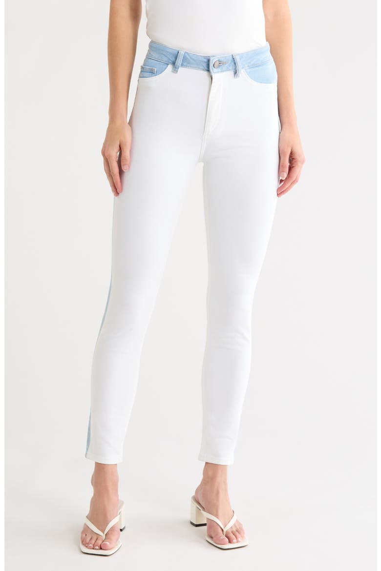 Farrow High Waist Crop Skinny Jeans, Main, color, ABIS