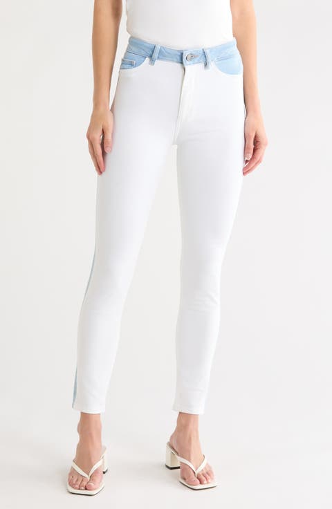 Farrow High Waist Crop Skinny Jeans