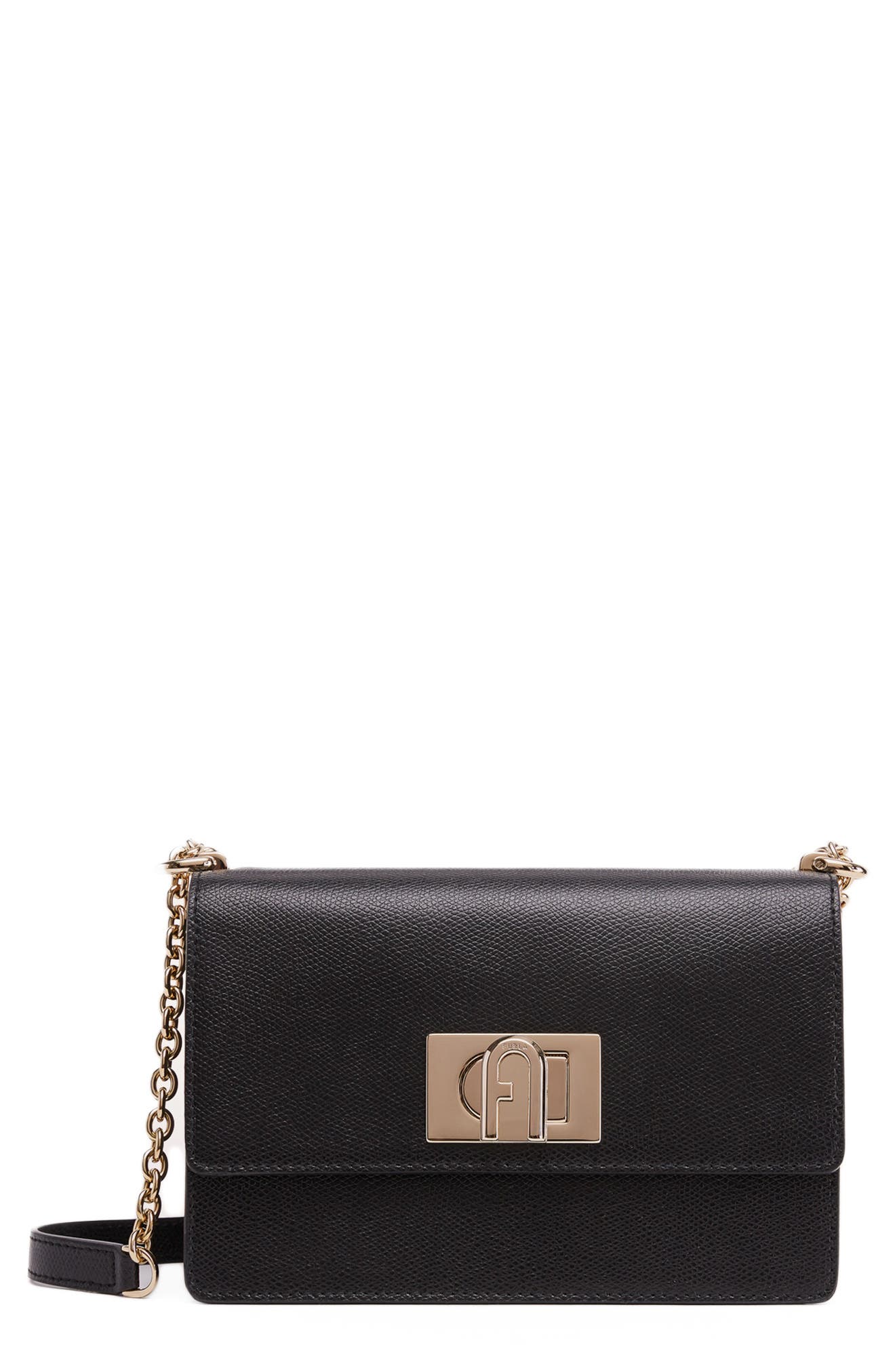 Furla 1927 Mini Leather Crossbody Bag, Main, color, 