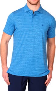 TailorByrd Variegated Stripe Performance Polo